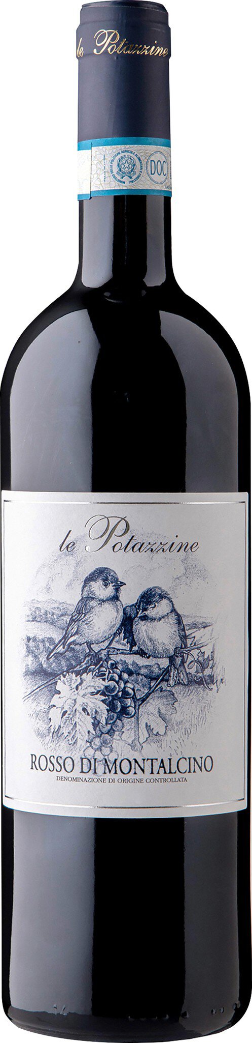 Eine elegante Flasche Rotwein mit einer stilvollen Etikette. Die Flasche steht auf einem neutralen Hintergrund, der den Fokus auf das Weinlabel lenkt.