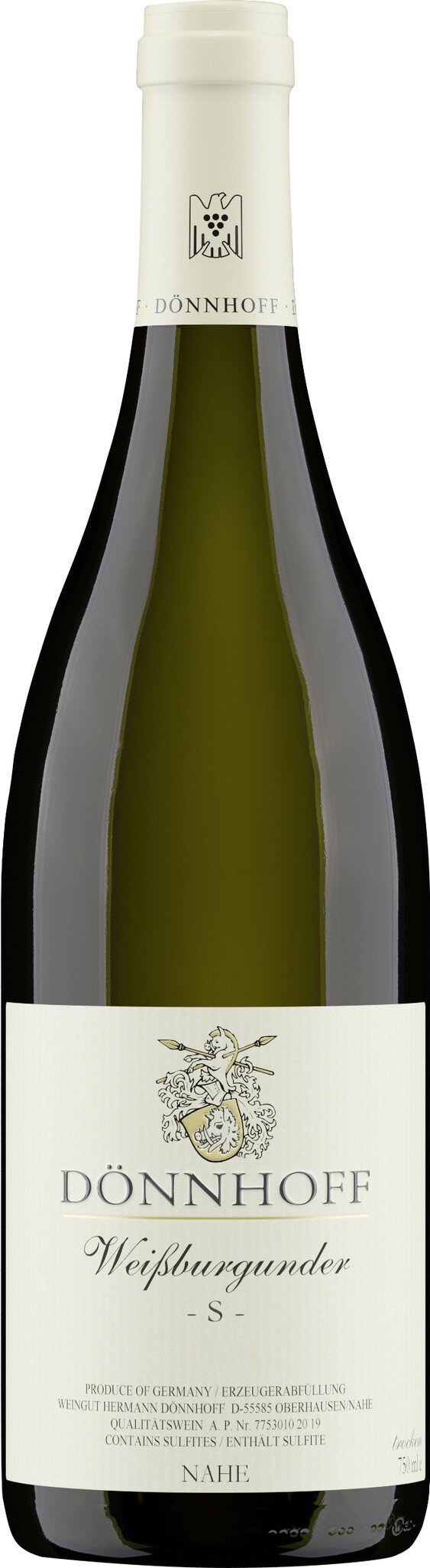 Dönnhoff Weissburgunder S trocken 2023 0.75 l Nahe Weisswein