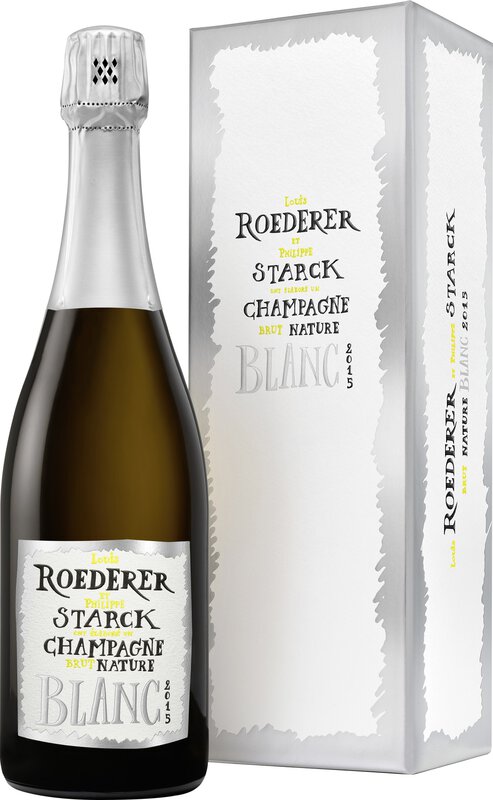 Champagne Louis Roederer Brut Nature & Philippe Starck 2015 0.75 l Champagner