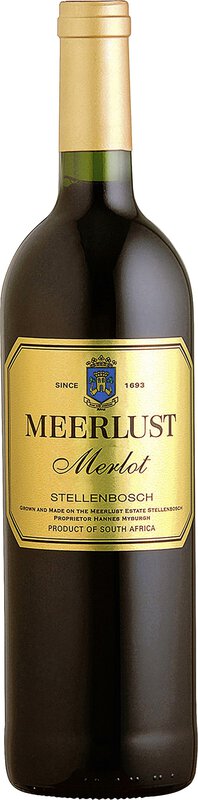 Meerlust Wine Estate Merlot 2018 0.75 l Stellenbosch Rotwein