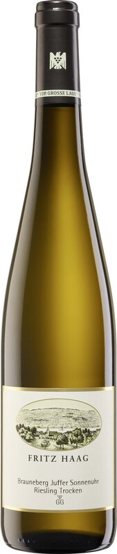 Fritz Haag Brauneberger Juffer Sonnenuhr Riesling GG Magnum 2016 1.5 l Mosel Weisswein