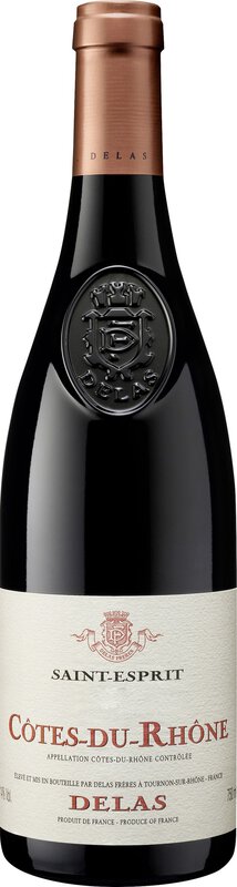 Delas Côtes-du-Rhône Saint-Esprit 2021 - Wein des Monats 0.75 l Rhône Rotwein