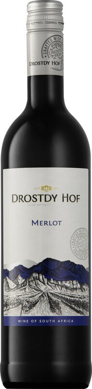 Drostdy-Hof Merlot 2022 0.75 l Western Cape Rotwein