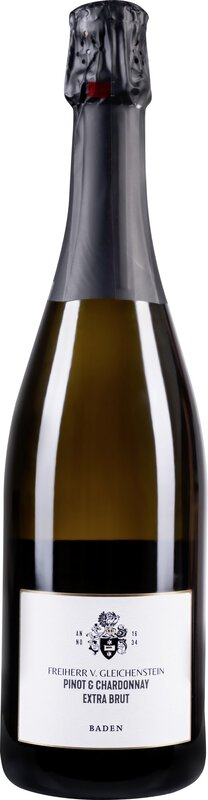 Freiherr von Gleichenstein Pinot & Chardonnay extra brut 2018 0.75 l Baden Sekt