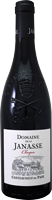 Eine Flasche Rotwein steht aufrecht. Etikett zeigt den Namen -Jahamar-. Der Wein hat eine dunkle Farbe und die Flasche hat eine klassische Form. Der Hintergrund ist unscharf.