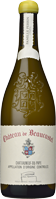 Eine Weinflasche mit gelbem Deckel und einem eleganten Etikett. Der Wein ist in einer glatten, schlanken Flasche gefüllt und steht vor einem neutralen Hintergrund.