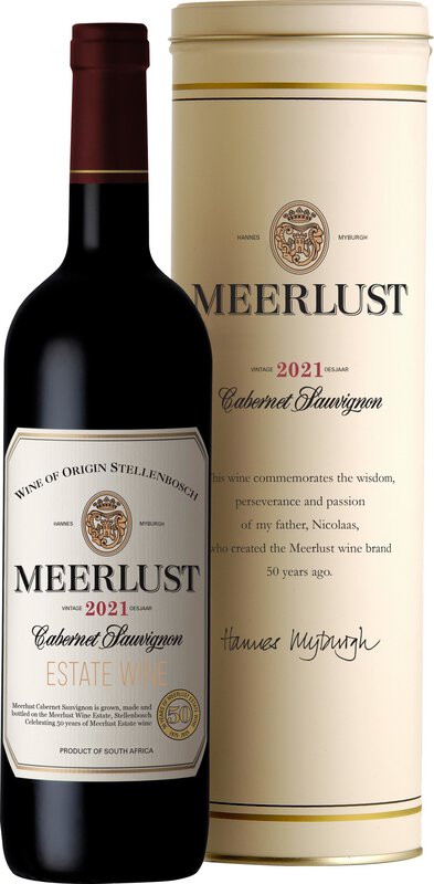 Meerlust Wine Estate Cabernet Sauvignon 2021 0.75 l Stellenbosch Rotwein