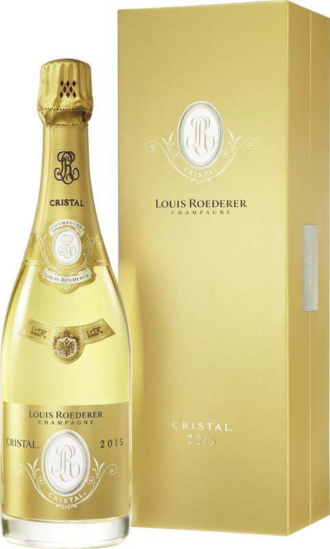 Champagne Louis Roederer Cristal Brut in Geschenkpackung 2015 0.75 l Champagner