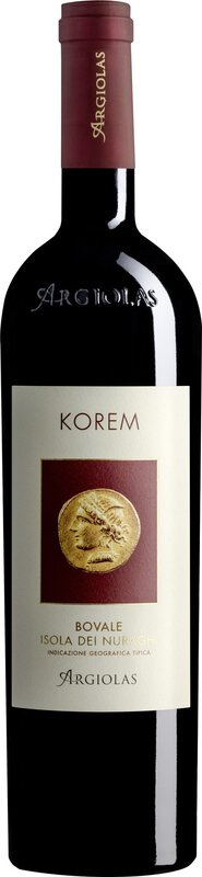 Argiolas Korem Isola dei Nuraghi rosso 2019 0.75 l Sardinien Rotwein