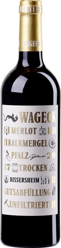Wageck Pfaffmann Merlot KALKMERGEL 2019 0.75 l Pfalz Rotwein