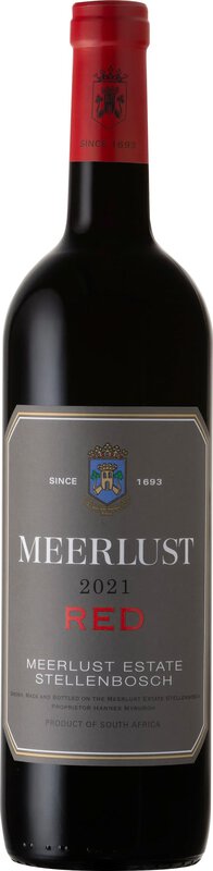 Meerlust Wine Estate Red 2021 0.75 l Stellenbosch Rotwein
