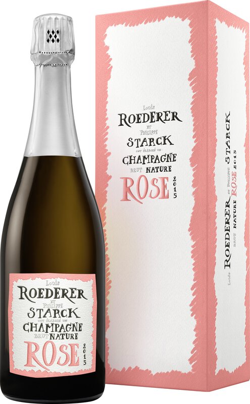 Champagne Louis Roederer Brut Nature Rose Vintage Geschenkpackung 2015 0.75 l Champagner