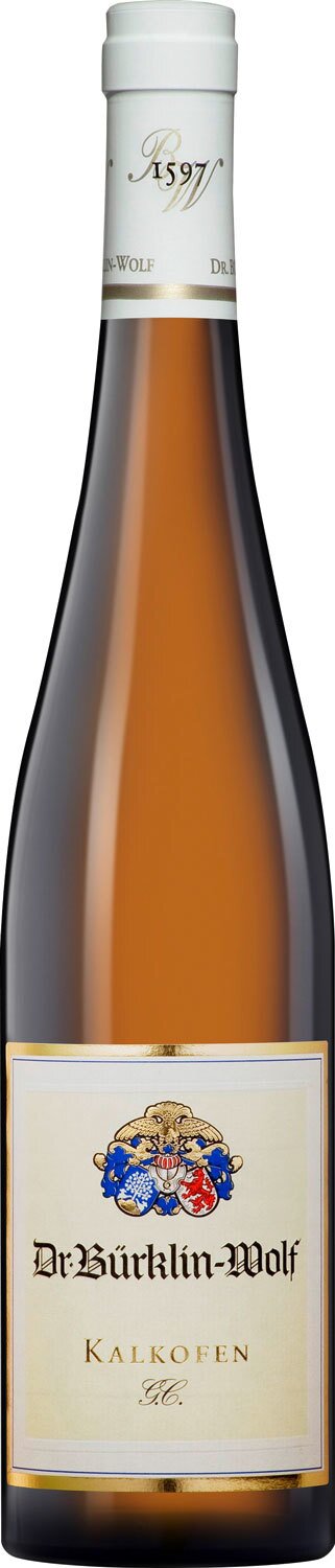 Ein Flasche Weißwein mit einer eleganten Form und einem hellen Etikett. Die Flasche steht aufrecht und zeigt ein dezentes Design, passend für eine gehobene Weinpräsentation.